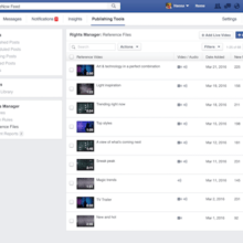 Facebook Rights Manager