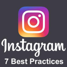 Instagram 7 best practices