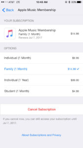 Apple Music new tier