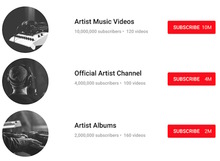 YouTube official artist channel