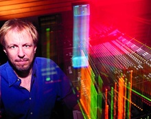 Time-lapse photo of Bobby Owsinski at Enterprise Studios - photo by Edward Colver