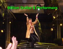 Billion-dollar-performers Billion dollar performers according to Pollstar on the Music 3.0 Blog