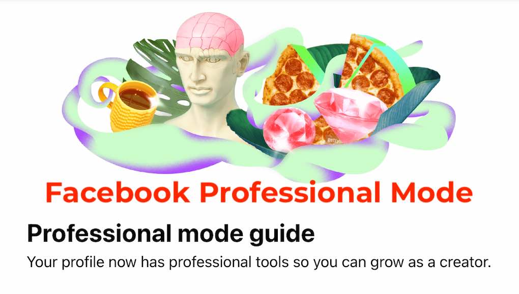 Facebook Professional Mode on the Music 3.0 Blog