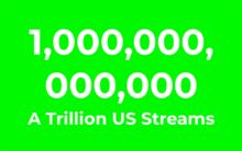 A trillion US streams in 2022