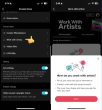 TikTok Work With Artists