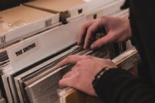 vinyl record store