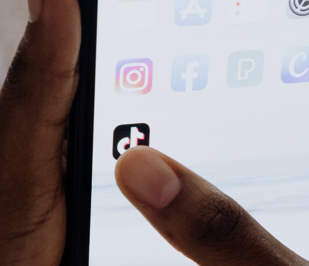 Finger on TikTok