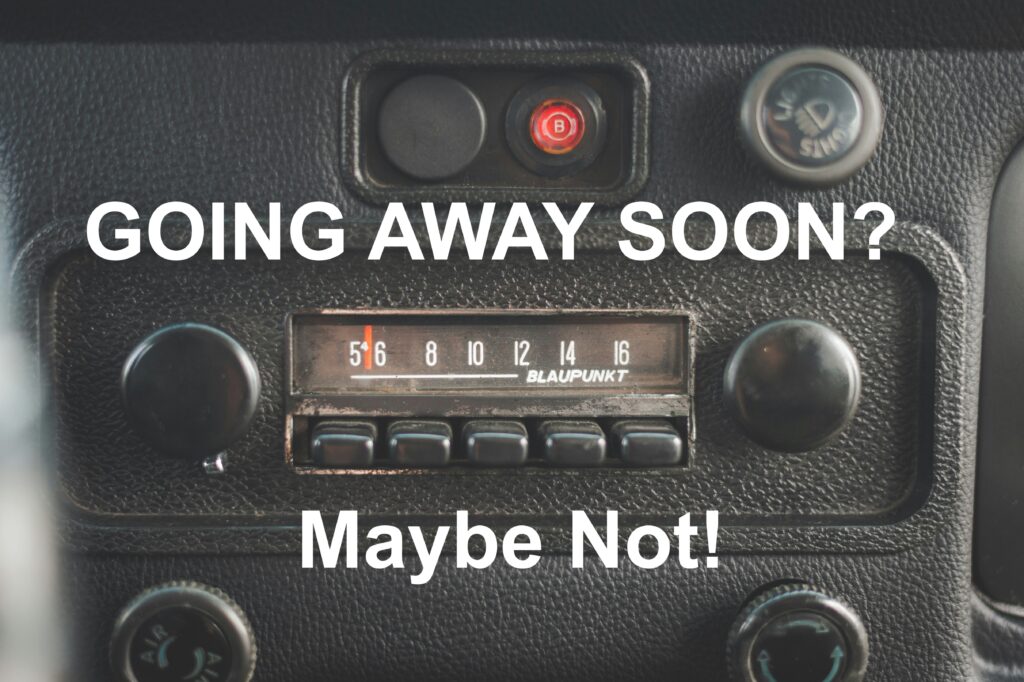 AM Radio going away soon?