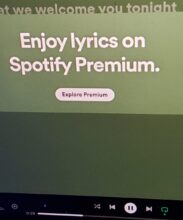 Spotify lyrics